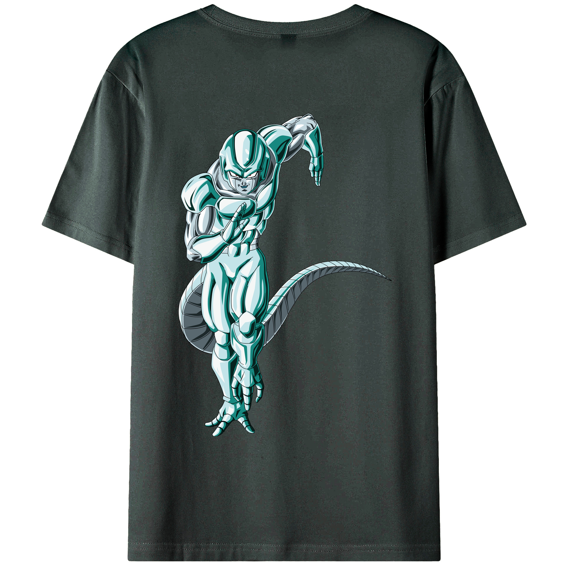 （画像用） ドラゴンボール フリーザ DRAGON BALL Frieza 綿100％ メンズ半袖Tシャツ（バックプリント） 通気性